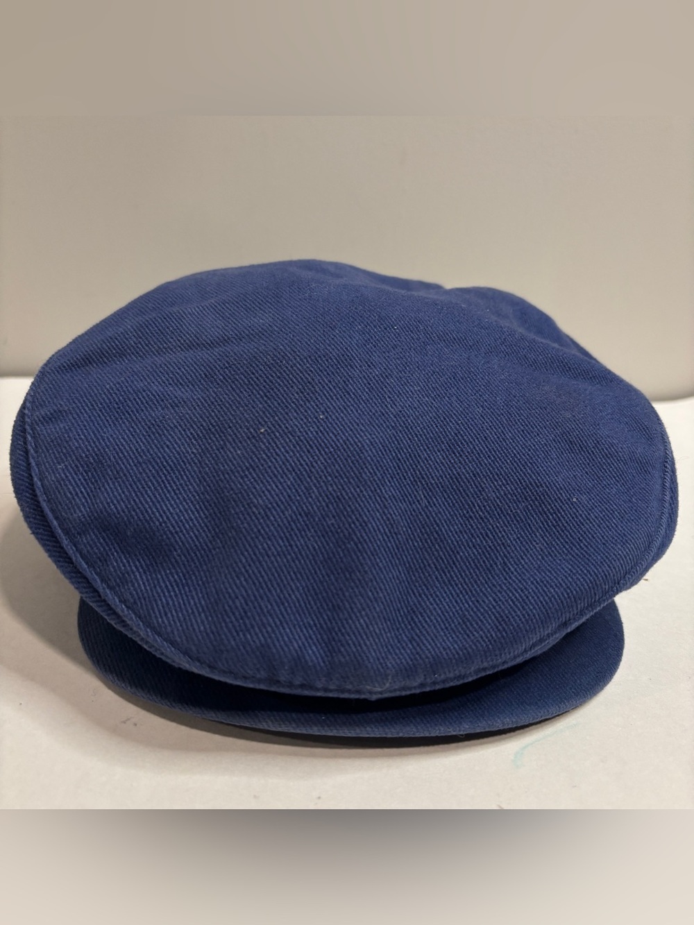 Vintage Y2K Nike Golf Flat Cap Newsboy Hat Jordan Blue Cotton Twill Tiger Woods